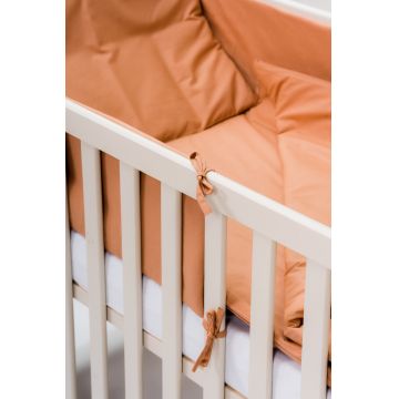 Set lenjerie pentru patut cu 6 piese din bumbac 120x60 cm Brown