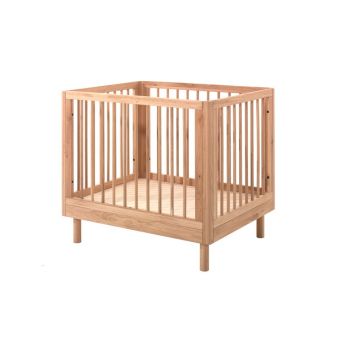 Țarc pentru copii în culoare naturală din lemn de stejar 95x75 cm Forrest – Vipack