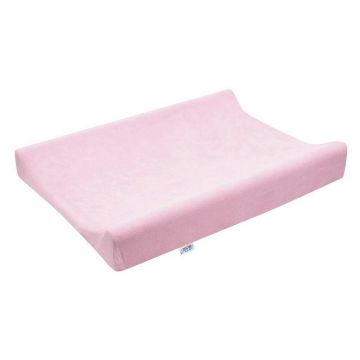 Husa, New Baby, Universala, Pentru saltea de infasat, Cu elastic, Din bumbac terry, Placut la atingere, 50x70 cm, 0 luni+, Pink