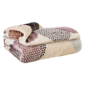 Pătură din micropluș 200x220 cm Circles – My Home