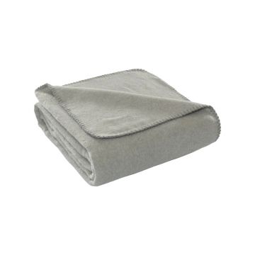 Pătură gri din polar, fleece 130x170 cm Brighton – Mijolnir