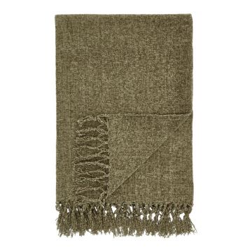 Pătură kaki din janilie 130x170 cm Wilson – Catherine Lansfield