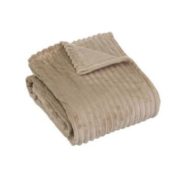 Pătură maro din micropluș-cocolino 130x160 cm Fur Velvet – Casa Selección
