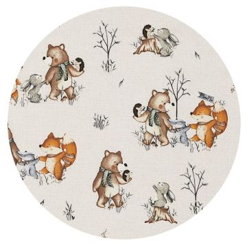 Sac de dormit, MimiNu Time for fun, de iarna, din bumbac, cu fermoar, 70 cm, 0-6 luni, 2.5 tog