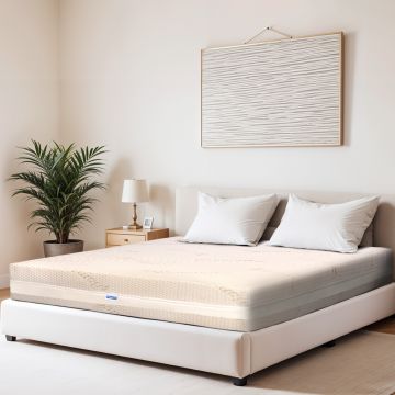 Saltea de pat ortopedica, reversibila, Bio Bambus Medical Strong 190x90x18 cm