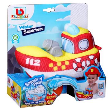 Barca din material textile cu stropitoare, Bburago Junior