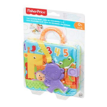 Carte educativa moale cu activitati 5 in 1, Fisher Price, FGJ40