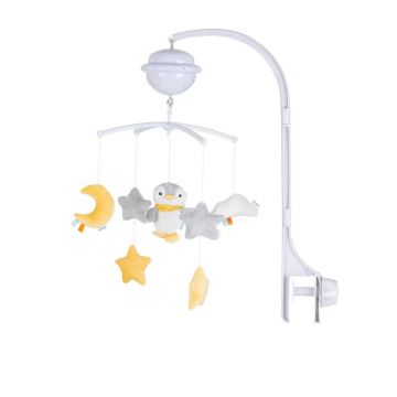 Carusel muzical cu proiector Chipolino Penguin