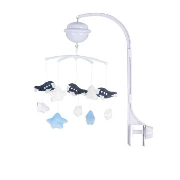 Carusel muzical cu proiector Chipolino Plain