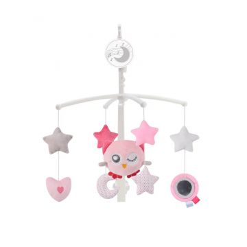 Carusel pentru patut Moni Dreamy Pink
