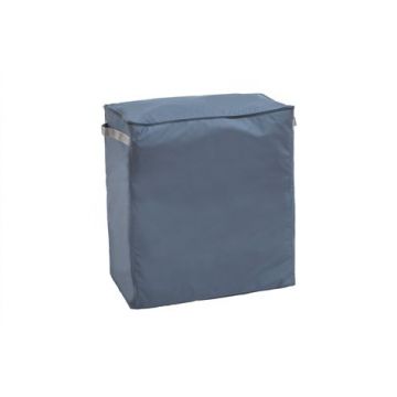 Husa pentru Set 12 pufuri Rainbow patrate umplute cu spuma si granule, 30 x 30 x 12 cm grosime, cresa si gradinita