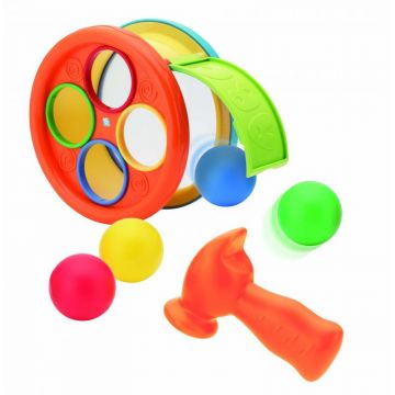 Jucarie bebelusi B-Kids - Hammer Drum Ball Drop