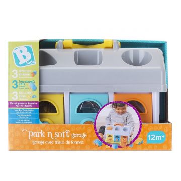 Jucarie bebelusi cu forme de sortat, B Kids, Garaj
