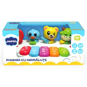 Jucarie bebelusi, Minibo, Pianina cu animalute