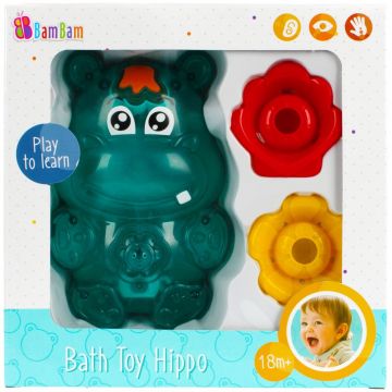 Jucarie de baie, Bambam, Hipopotam
