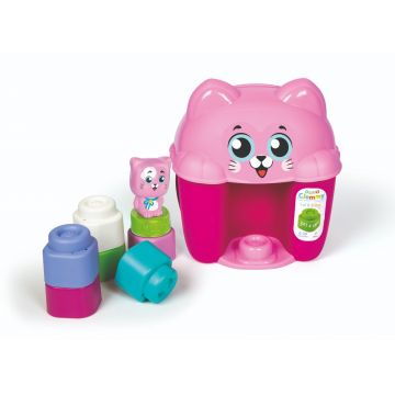 Jucarie moale pentru bebelusi, Clementoni, Soft Clemmy, Pisica