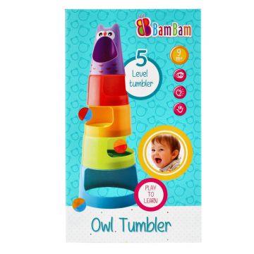Jucarie pentru stivuit, Bambam, Bufnita
