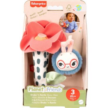 Jucarie zornaitoare Fisher Price, Albinuta cu floare, HYR56