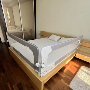 PACHET: 2 Bariere protectie pat copii, Rabatabile, pat de 180x200 cm