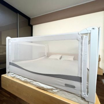 PACHET PREMIUM: 2 Protectii laterale pat, PREMIUM XXL dimensiuni 200x200 cm + Set Conectori