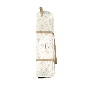 Patut pliabil Jane Duo Level, cu roti, arcada cu jucarii, geanta de transport, doua nivele