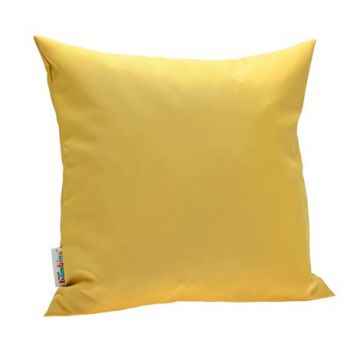 Perna moale mustar 40 x 40 x 12 cm, gradinita, sala relaxare, decor