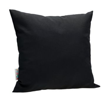 Perna moale neagra 40 x 40 x 12 cm, gradinita, sala relaxare, decor