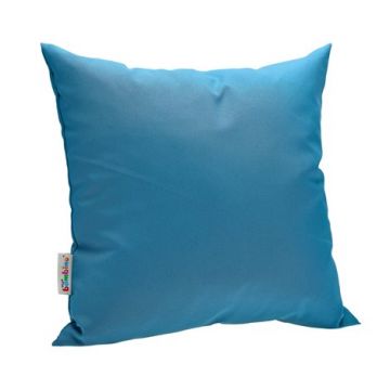 Perna moale turcoaz inchis 40 x 40 x 12 cm, gradinita, sala relaxare, decor
