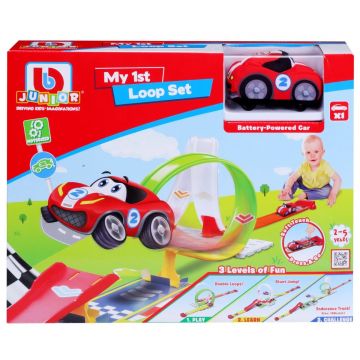 Prima mea masinuta cu rampa de lansare, Bburago, Rosu