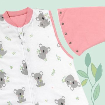 Sac de dormit cu picioruse si maneca lunga detasabila Koala 100 cm + manseta 1.0 Tog
