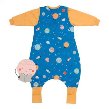 Sac de dormit cu picioruse si maneca lunga detasabila Space 120 cm + manseta 1.0 Tog