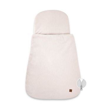 Sac de dormit MimiNu Soft Powder Pink multifunctional, pentru patut, landou sau cosulet, din bumbac interlock