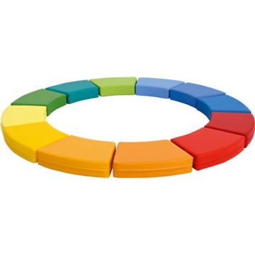 Set 12 pufuri Four Seasons, fiecare 38,5 x 27,5 x 8 cm, cresa si gradinita