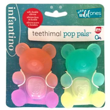 Set 2 jucarii pentru dentitie, Infantino, Pop Pals, Bears