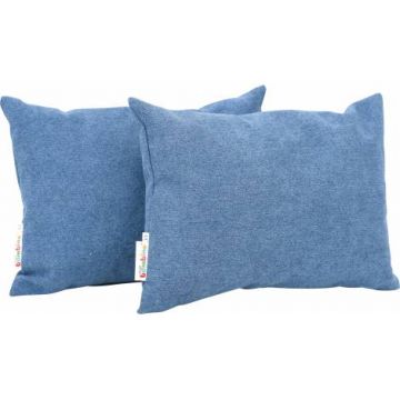 Set 2 perne decorative dreptunghiulare Albastru Navy