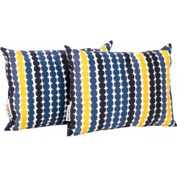 Set 2 perne decorative dreptunghiulare Cercuri