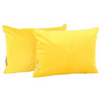 Set 2 perne decorative dreptunghiulare Galben