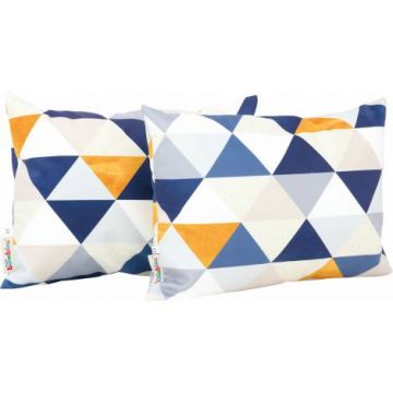 Set 2 perne decorative dreptunghiulare Triunghiuri