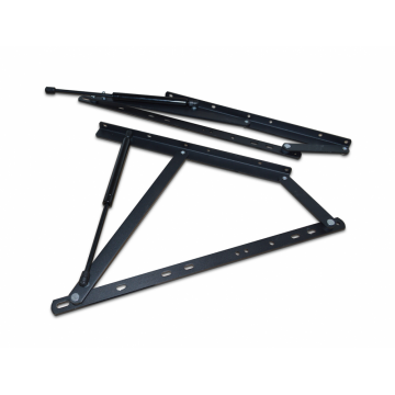 Somiera de pat rabatabila, din metal si lemn stratificat, 140x200