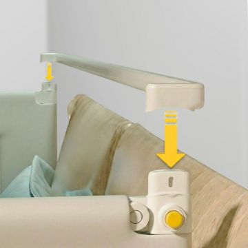 Bara stabilizatoare pentru set protectii pat Basic Empria, stabilizator metalic, 140 cm