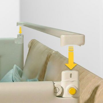 Bara stabilizatoare pentru set protectii pat Basic Empria, stabilizator metalic, 160 cm