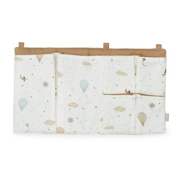 Buzunar pentru pătuț fildeș din bumbac organic 42 cm Dreamland – Cam Cam Copenhagen