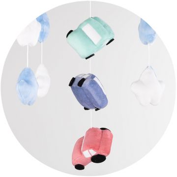 Carusel muzical pentru patut cu proiector Chipolino Cars