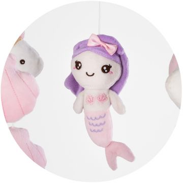 Carusel muzical pentru patut cu proiector Chipolino Mermaid