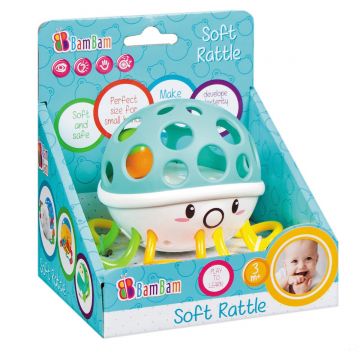 Jucarie bebelusi BamBam, Zornaitoare moale, Caracatita