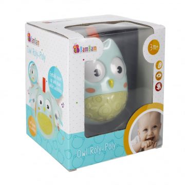 Jucarie care se leagana, BamBam, Bufnita, Verde