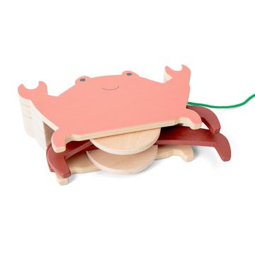 Jucarie de tras, BS Toys, Crabul vesel