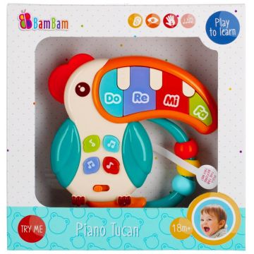 Jucarie interactiva, BamBam, Pian, Tucan