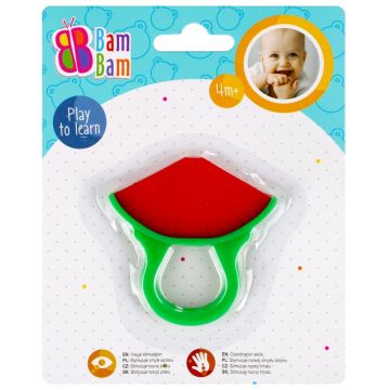 Jucarie pentru dentitie, BamBam, Pepene rosu