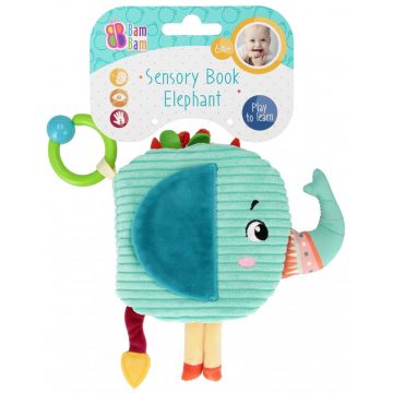 Jucarie senzoriala, BamBam, Carte, Elefant